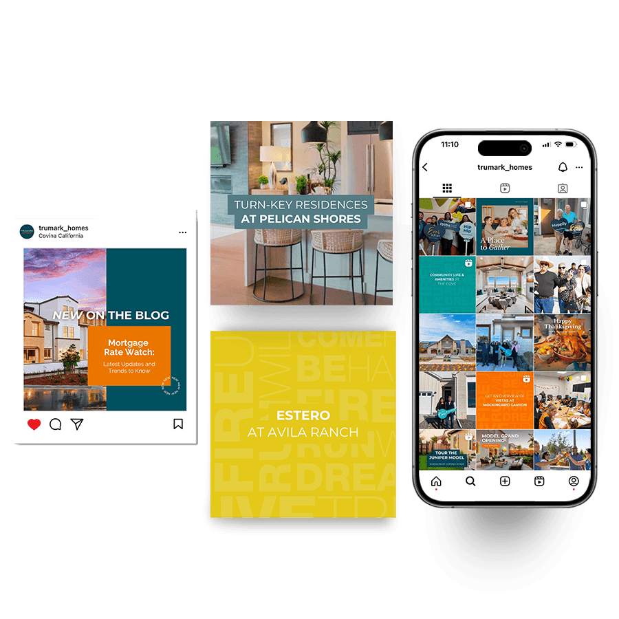 Trumark Homes’ Social Media Grid